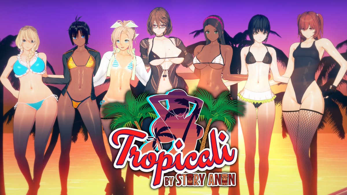 Hey guys, it's finally here!

Our new game Tropicali has launched!

come check it out:
story-anon.itch.io/tropicali

#koikatsu #コイカツサンシャイン #コイカツ #visualnovel #indiedev