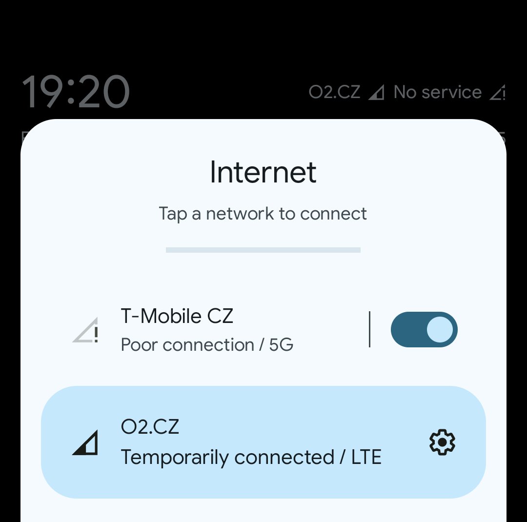 mroczis's tweet photo. Poslední beta verze Androidu 14 přichází se super funkcí - automatickým přepínáním dat na druhou SIM kartu v případě špatného signálu na té primární. https://t.co/WKuipjivmH
