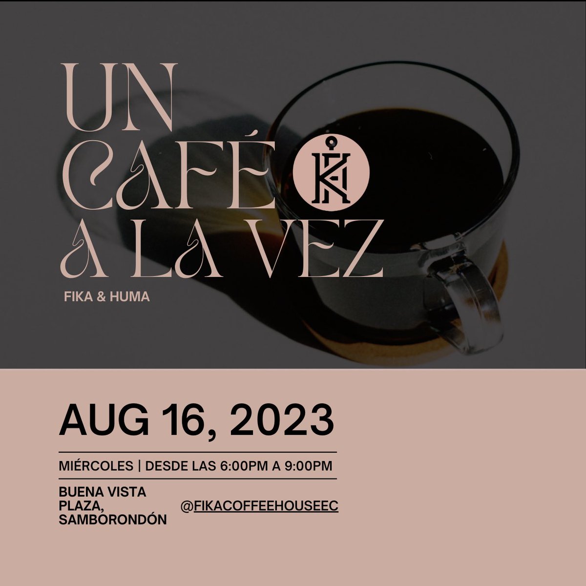 fikacoffeec's tweet photo. Profundizar en el mundo del café de especialidad, cata con el café ganador de la taza dorada y mucho más. Toda una verdadera experiencia sensorial. Los esperamos. https://t.co/FxshoRyEOW
