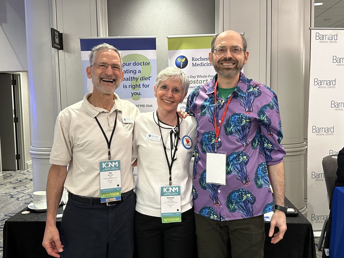 The RLMI team is at ICNM this week, meeting with some of the greats in Lifestyle Medicine, such as Dr. Michael Greger, MD. Together, we're looking for ways to make whole-food plant-based nutrition the standard, for everyone. <a href="/nutrition_facts/">Michael Greger, M.D.</a> #plantbased