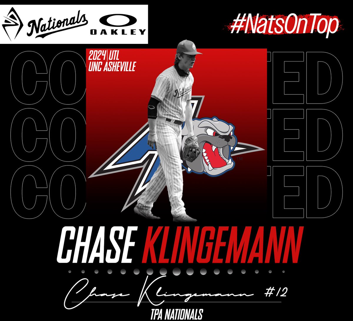 COMMITMENTS✅

The past month has been eventful for our program! We saw 4 of our ‘24’s Commit to play College Baseball!

We couldn’t be prouder of each of these guys &amp; all they are going to accomplish during their collegiate careers💪

#NatsOnTop