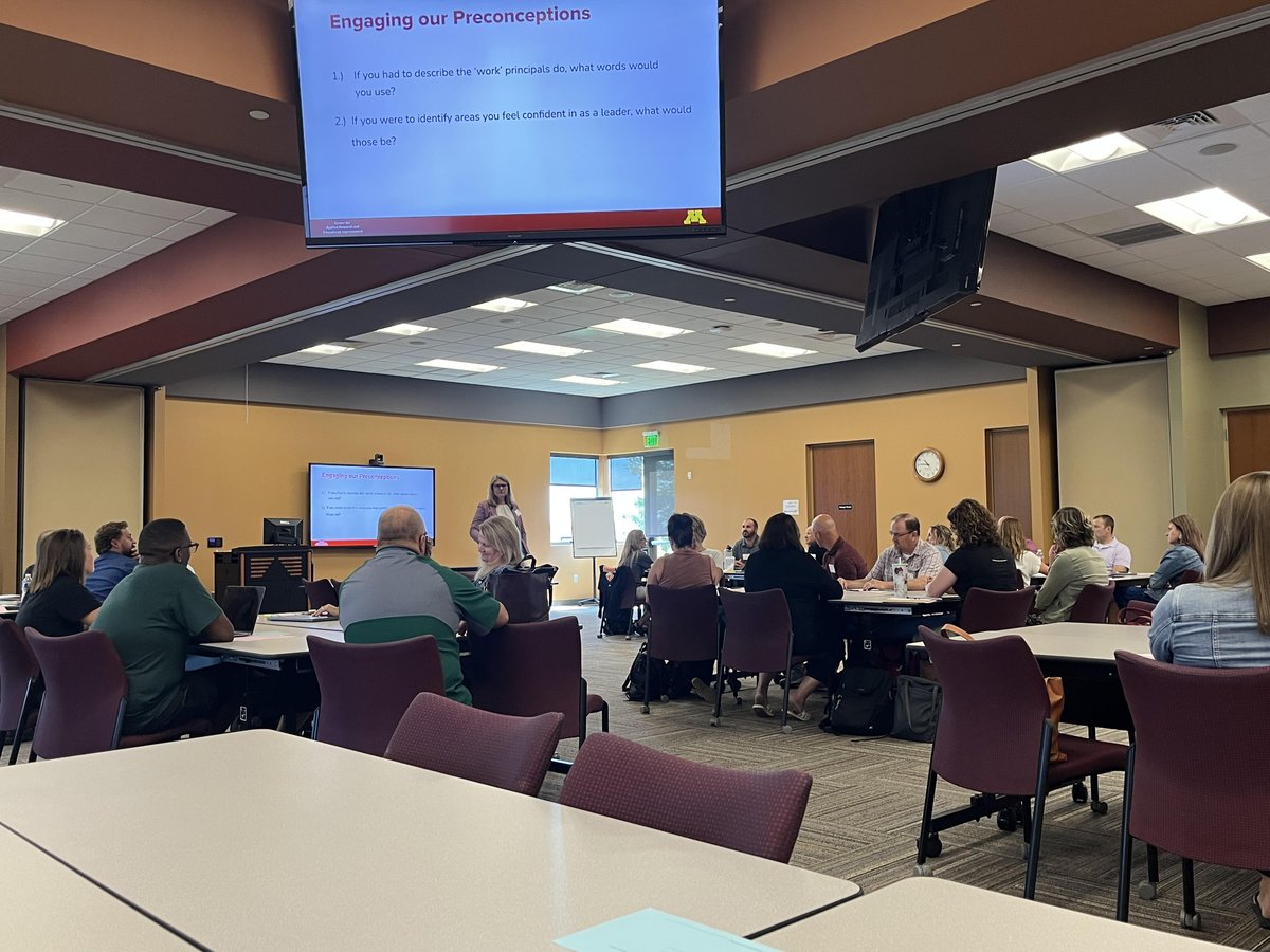 ResourceStCloud's tweet image. We have a full house today for the first day of the MN Principals Academy (MPA).

#CultivatingCollaboration #FindingSolution #AddingValue #MaximizingResources