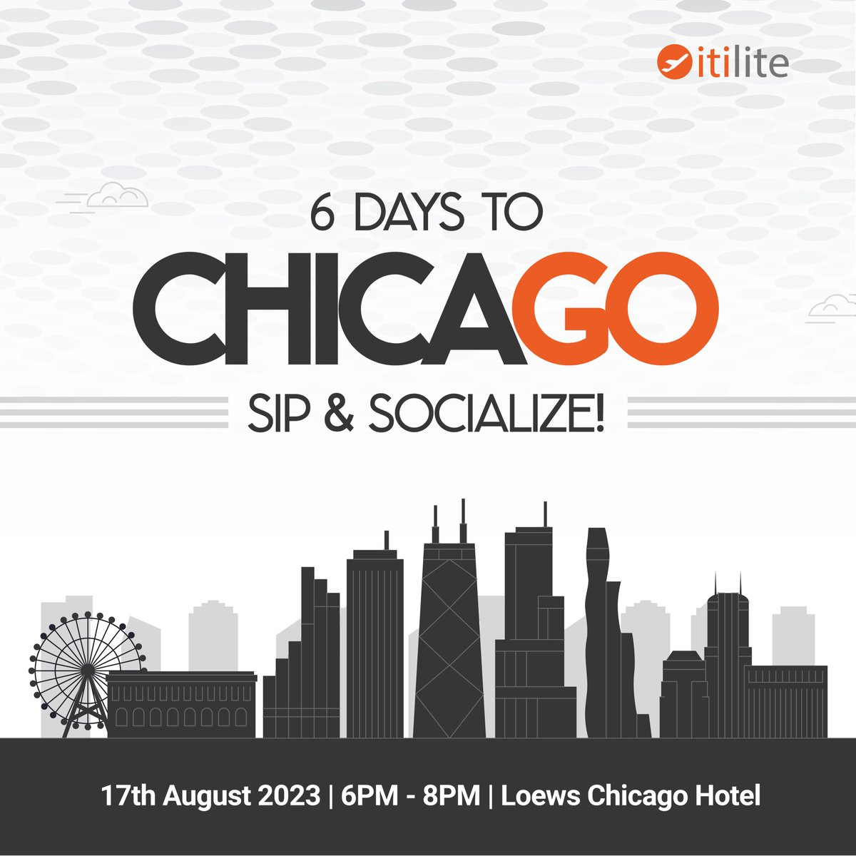 Maximize Your Networking Potential! Join us for an evening of connections and meaningful conversations. Secure your spot now! August 17th in Chicago - lnkd.in/dKRutVEG Don't miss this chance to expand your network #itilite #BusinessTravel #TravelSolutions #TravelSmart