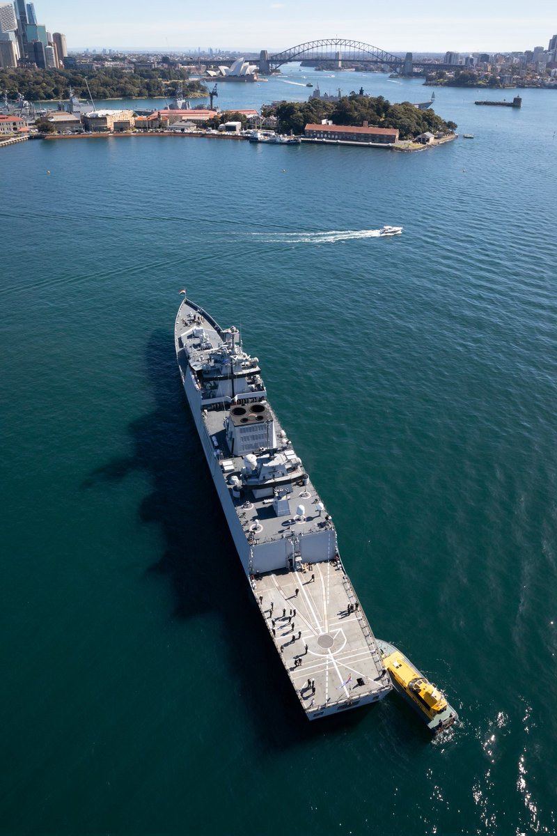 DDIndialive's tweet photo. #ExMALABAR23 | #INSSahyadri & #INSKolkata in Sydney
🇮🇳-🇺🇸-🇯🇵- 🇦🇺multilateral naval exercise will witness high intensity of ops in all three domains of warfare - #antisurface, #antiair & #antisubmarine incl live wpn firing drills
@Australian_Navy @USNavy @jmsdf_pao_eng @IN_HQENC https://t.co/srjdPTV9Xi