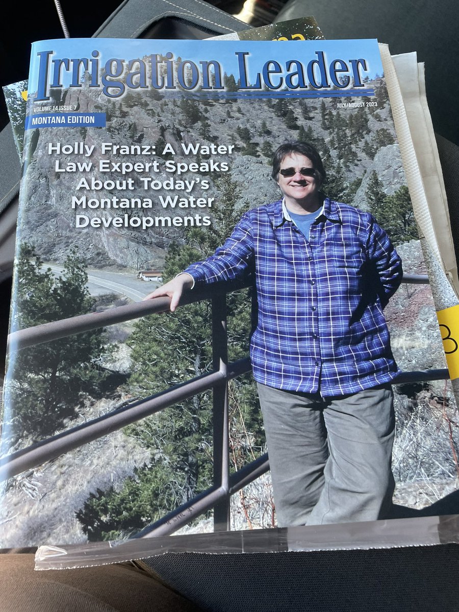 An absolute giant in the world of all things water in Montana. Great article about the under appreciated, quiet leader you are. <a href="/Blakecrk/">Krista Evans</a> <a href="/celliott406/">Clayton Elliott</a> what say you?