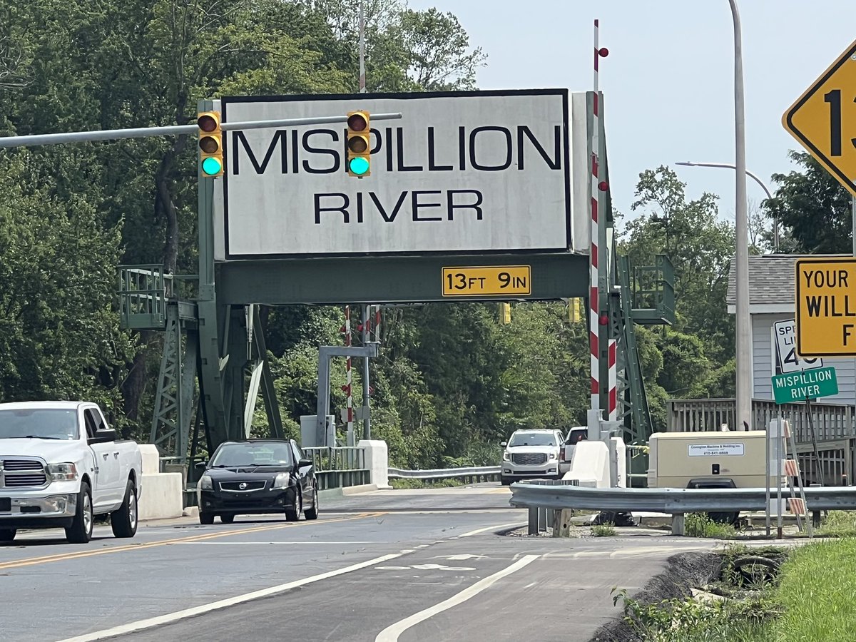 Breaking news! The Mispillion River drawbridge will open to vehicle traffic!! We and <a href="/DelawareDOT/">DelDOT</a> appreciate everyone’s patience in repairing this historic bridge! #wearemilford #hometown #bridgerepair