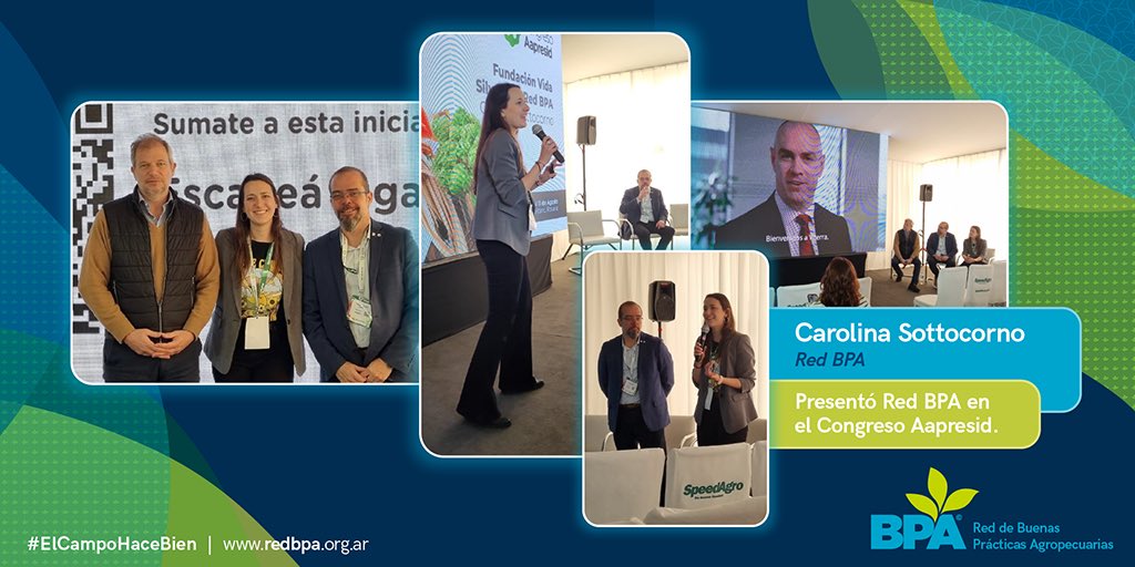 Panel en el #congreso <a href="/aapresid/">Aapresid</a> compartido con la Fundacion Vida Silvestre para contar que es la Red y cómo trabajamos por una #producción sana, segura y amigable con el medio ambiente.

<a href="/carosotto/">Caro</a> <a href="/GarciarenaIg/">Ignacio Garciarena</a> <a href="/Vida_Silvestre/">Fundación Vida Silvestre 🇦🇷</a> 

#sustentable #ElCampoHaceBien #rosario
