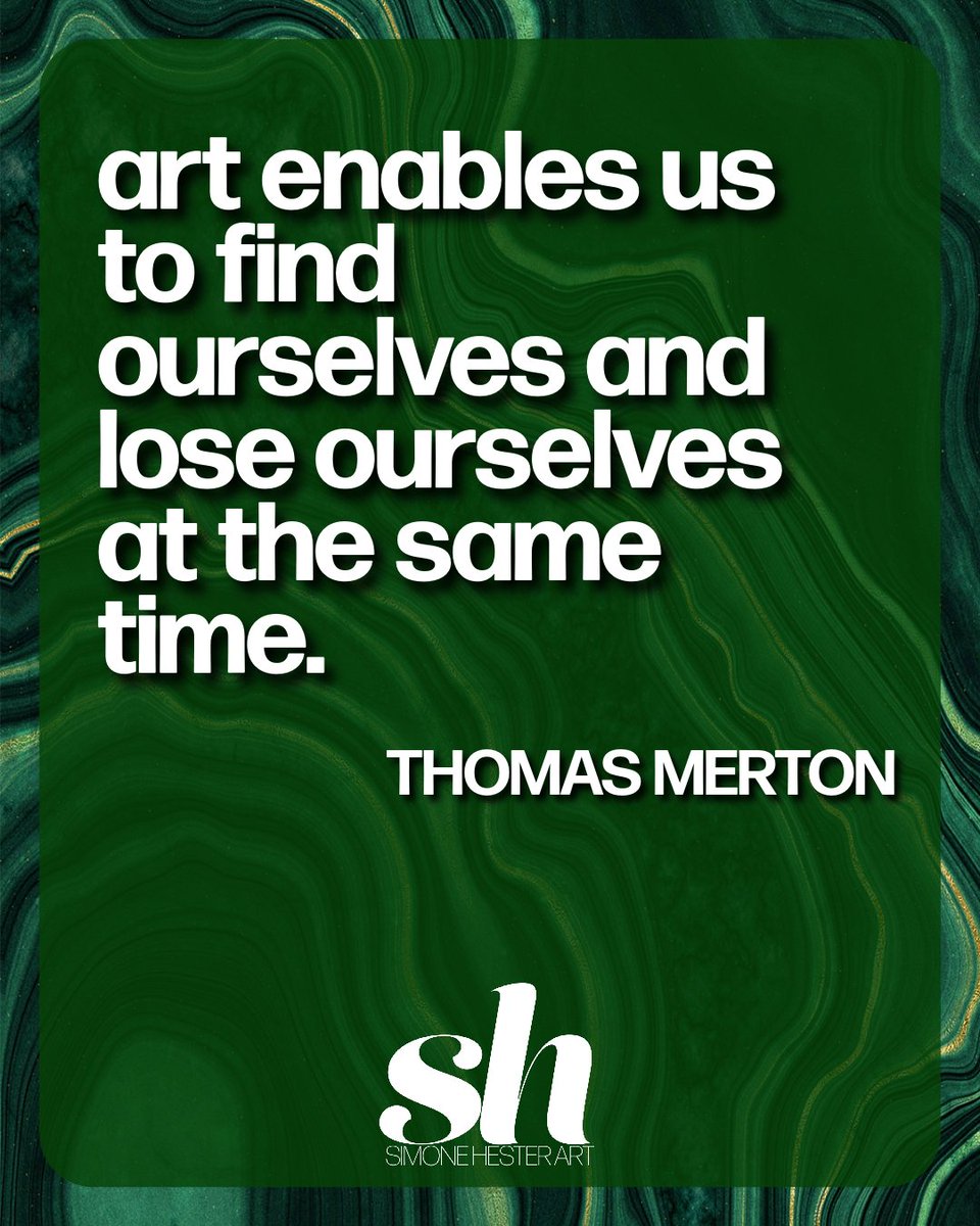 SimoneHesterArt's tweet photo. This is true for me ALL. THE. TIME. 

I get wonderfully lost in the creative process and yet I know myself as an artist and lover of art. How about you?

#artquote  #quoteoftheday #fineartist #creativeartist #thisismystory #lifeofanartist https://t.co/3YBeUobbyh