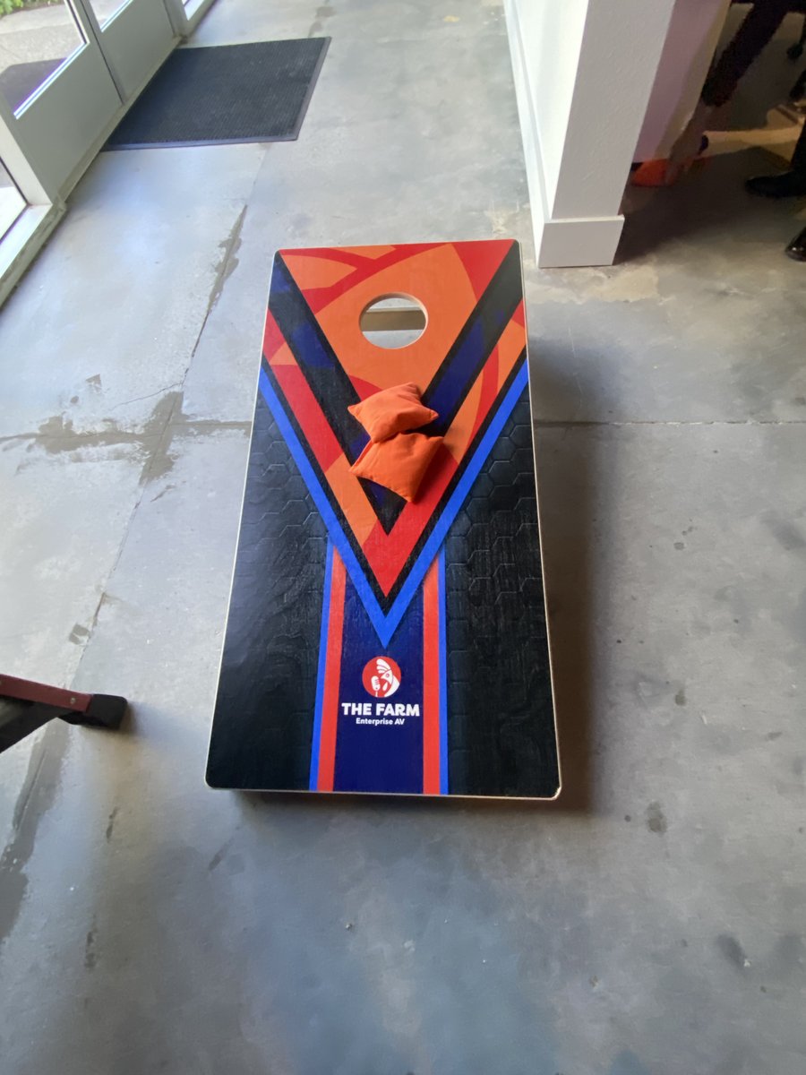 Who wants to play some Farmhole? Even better... who wants to WIN your very own Farmhole? Come to our Grand Opening Sept. 14, 2023, from 2 – 6 PM! More information and to RSVP here -->> thefarmav.com/farmhouse

#TGIF #avexperts #enterpriseav #farmassistfriday #farmhole #proav