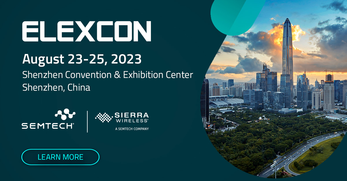 Join us this month at #ELEXCON 2023 in Shenzen, China from August 23-25! Register now to learn more about our latest #IoT technologies featuring #LoRa and #cellular modules. Register now: hubs.la/Q01-RpPz0