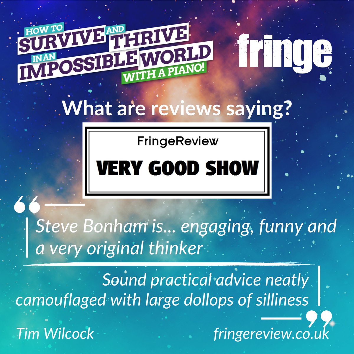 HTSATWellbeing's tweet photo. 🎉 Exciting news! 🌟 @HTSATWellbeing has received its first round of reviews! Massive thanks!!

"Very good show" @FringeReview 

https://t.co/IgF3m6gJ3h

"Wellbeing communication made fun"
@butterwort_art
https://t.co/Bj3rT0c1Ei

@GreensideVenue https://t.co/oPUhxbTUXW