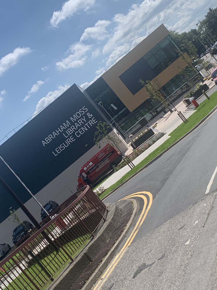 macinnes_neil's tweet photo. All best @MancLibraries team led by the amazing @goulding_maxine for the soft opening #AbrahamMoss Library and Leisure Centre tomorrow - see you Tuesday - same to partners @MCRActive @GLL_UK @Better_UK - third brand new library opened in 12 months @ManCityCouncil #librarycity https://t.co/g7jf3EvIUQ