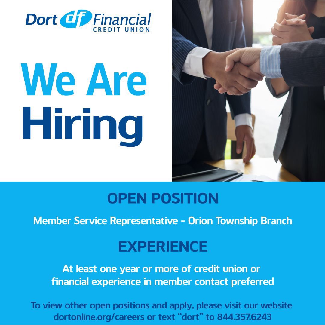 For more information, and to apply, please visit Dortonline.org/Careers