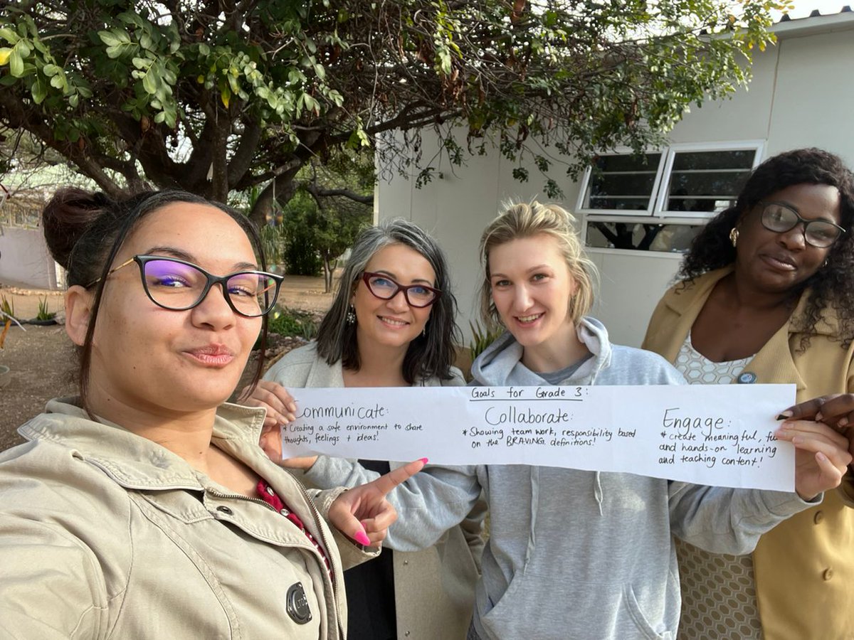 marcellevleenen's tweet image. Valuable time spent with my talented colleagues @WISNamibia, working on essential agreements and team goals to start the new school year. Hope our culture of collaboration will yield positive outcomes for student learning at Windhoek International School! #LearningAtWIS