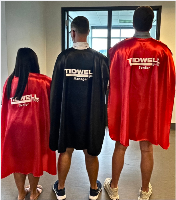 TidwellGroupLLC's tweet photo. Over the past few weeks, we have enjoyed celebrating the promotions of some of our #TidwellGroup superheroes. https://t.co/nsvFBqnCWw