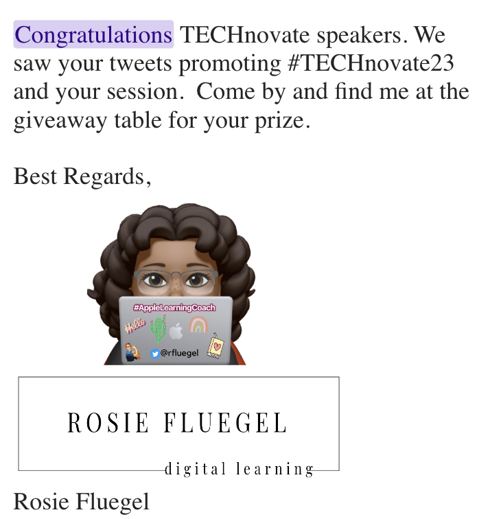 MrsTGonzalez's tweet photo. Thank You so much #Technovate23 @rfluegel @annvega @jamesvarlack I love my new @Logitech PRO HD WEBCAM I am so ready with amazing gear for my next online presentation #MOTECON !! Thank YOU SO MUCH !! LOVE IT !! https://t.co/FvABkZSaJ2