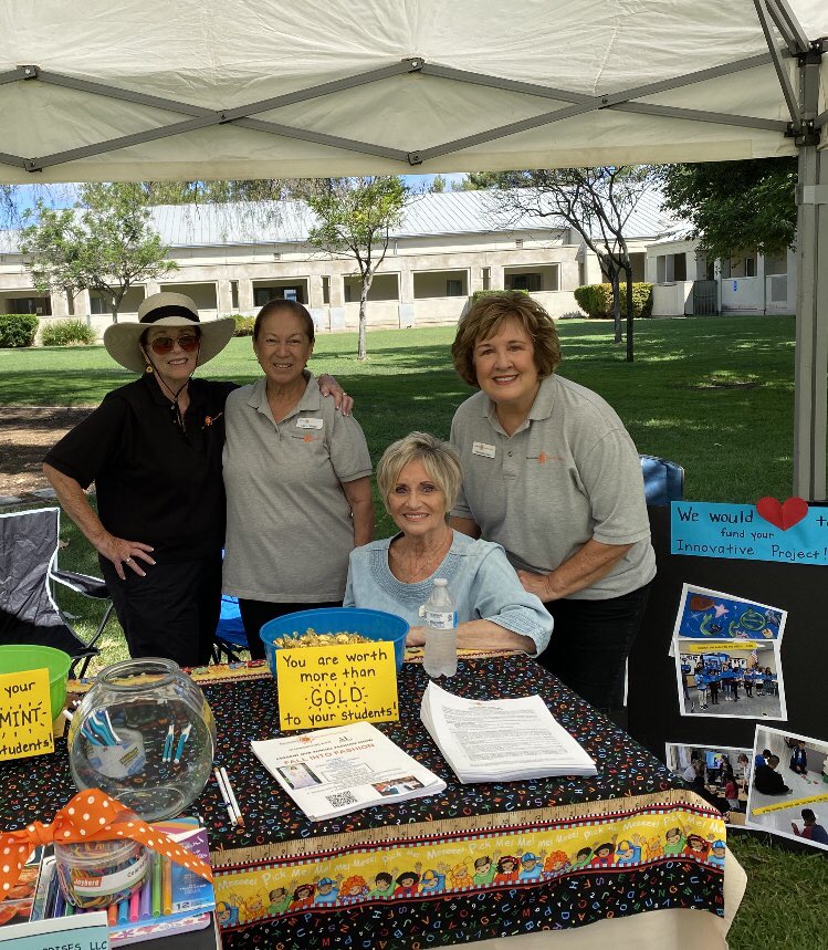 Representing the Escondido Education Foundation at the <a href="/EUSD/">EUSD Schools</a> Welcome back event!! Come see us!