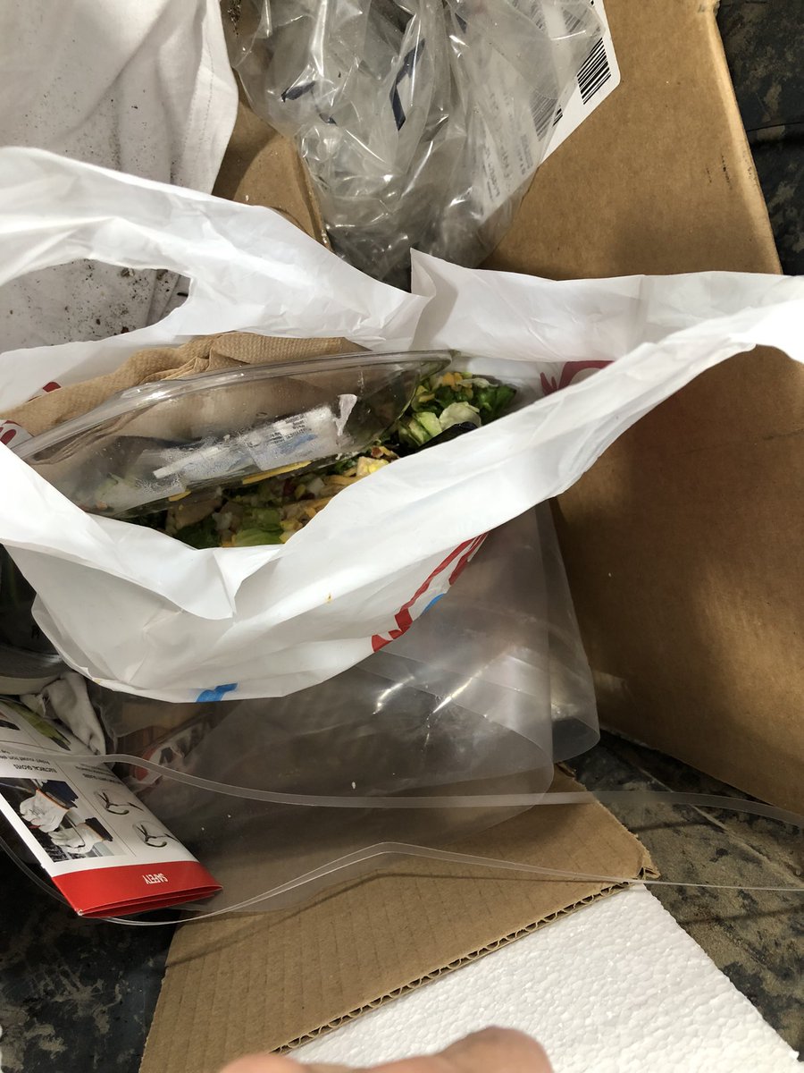 castlecullen's tweet photo. @Wendys your soggy, flavorless chicken and rubbery square pieces of egg Cobb salad left my boss HANGRY for the rest of the day.  Thanks 😵‍💫 https://t.co/wEaBsg58TY