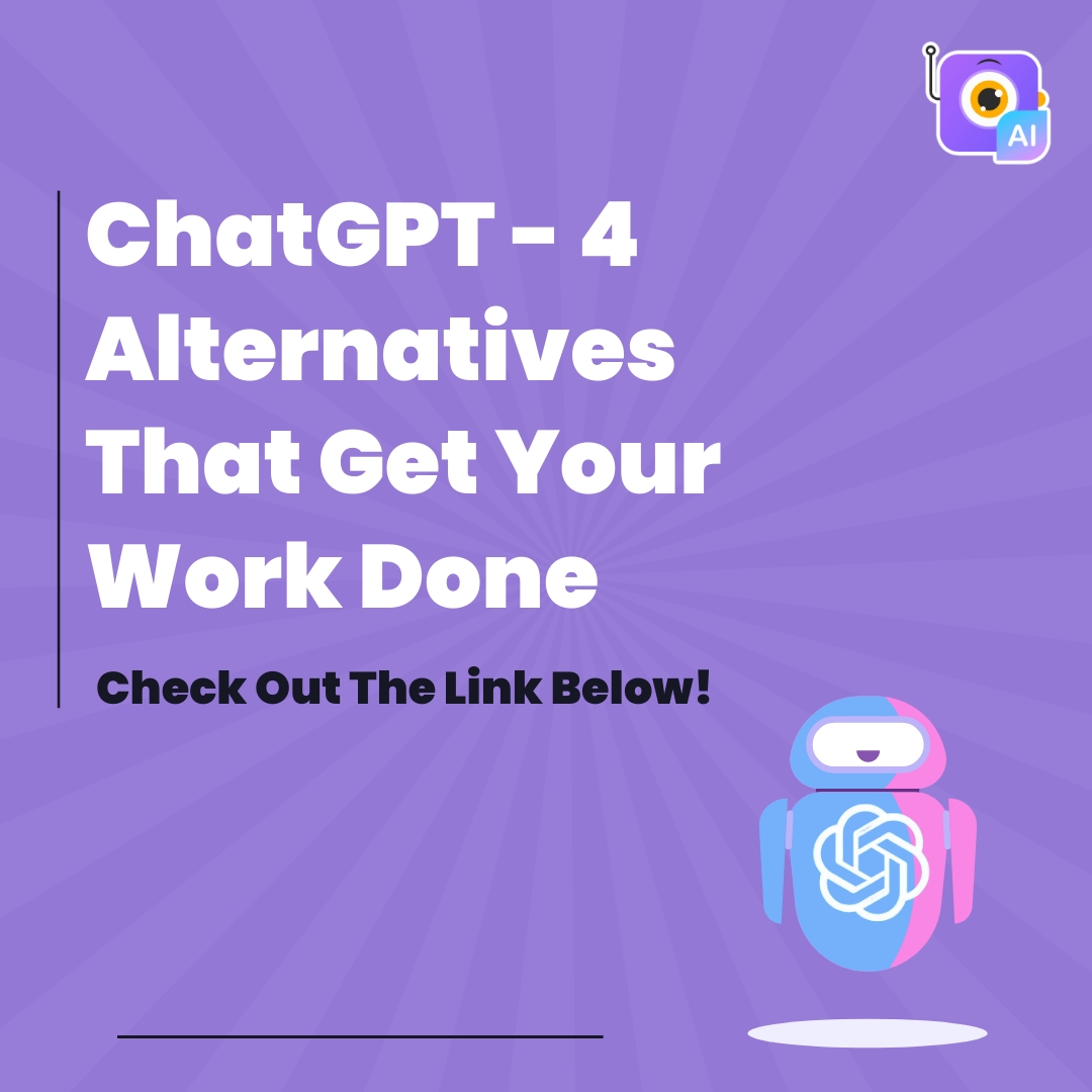 steveaiHQ's tweet image. Here are some ChatGPT alternatives that you have to check out now! 🚨
The best part : You can access data from the internet in real-time and get answers to your queries 🚀
Check out these tools now: bit.ly/3qtFZZ0 🔥
#chatgpt #GPT4 #videogenerator #usa #aitools #ai