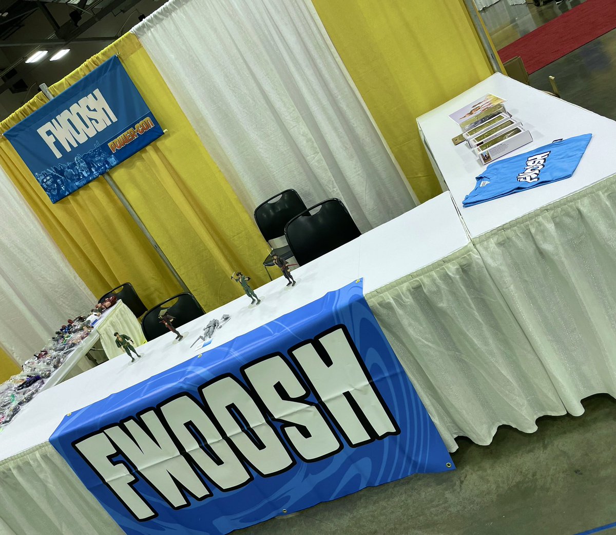 The @ThePowerCon begins in 5 minutes! Stop by and see us!

#powercon #thepowercon #ninjascroll #fwooshtoys