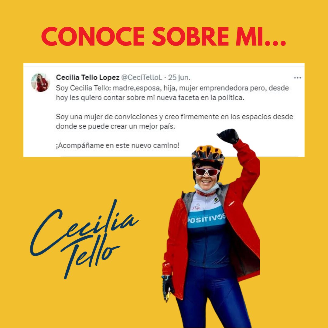 CeciTelloL's tweet photo. La política es un camino de retos al que entré con la convicción de trabajar por la gente. 

Quiero trabajar para reducir el déficit de vivienda en el #Ecuador y que no vivamos con más miedo.

Conoce hoy un poco sobre mi… https://t.co/hkNlOlf4FW