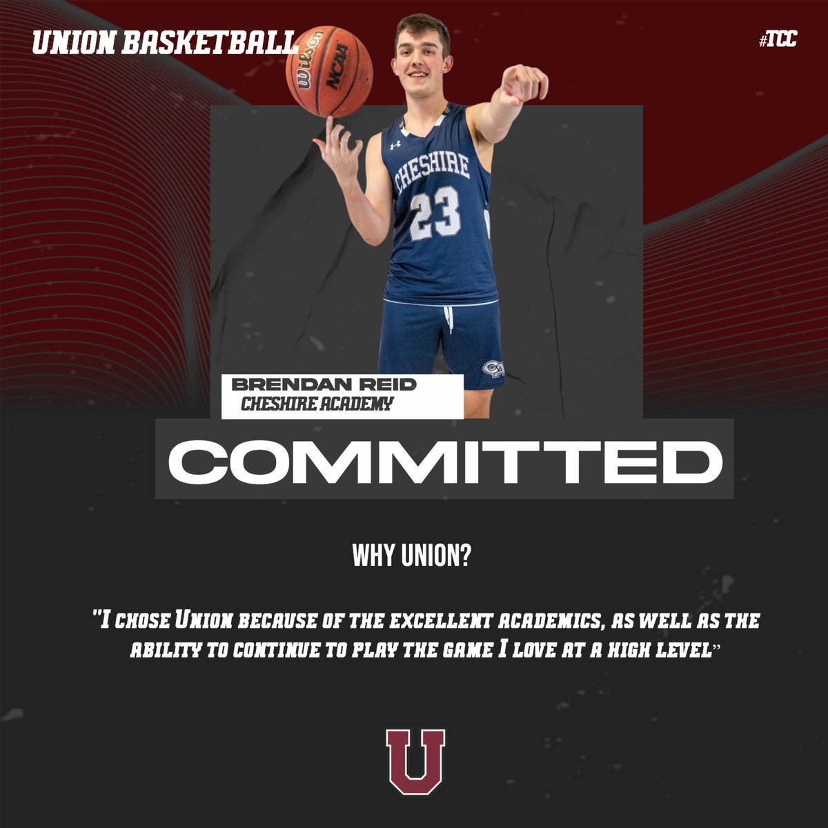 UnionMBB's tweet photo. Brendan Reid is our next addition to the program. Brendan is a skilled forward from @SFHSHoopsCoach, @CAcatsAthletics and @CGEElite, with the ability to play both inside and on the perimeter. Brendan was 1st Team All-Catholic League in Buffalo his senior year. https://t.co/WnojXxvOZn