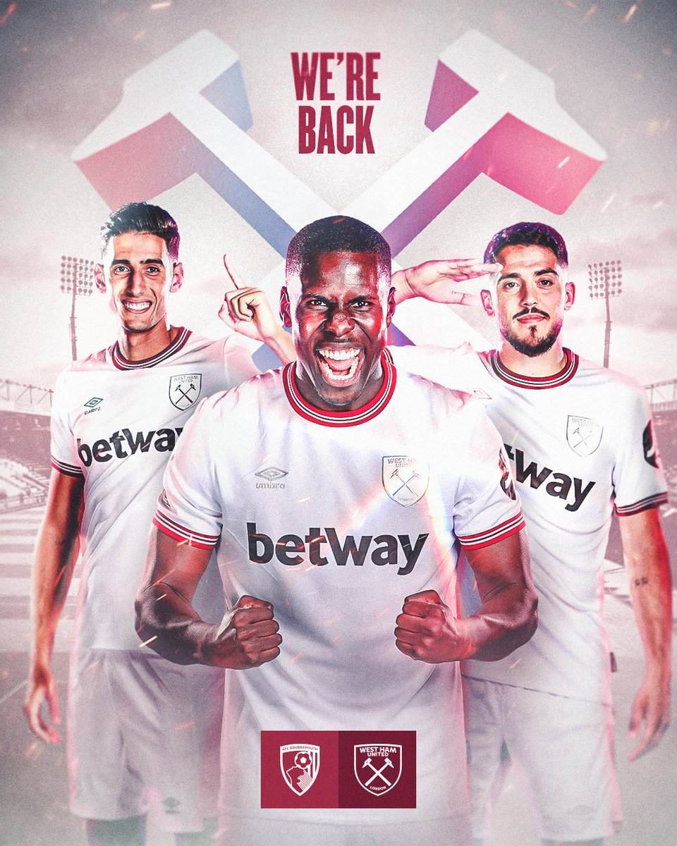 WestHam's tweet photo. Season opener on the south coast 👊

COME ON YOU IRONS! ⚒️ https://t.co/wbR14H9WIF