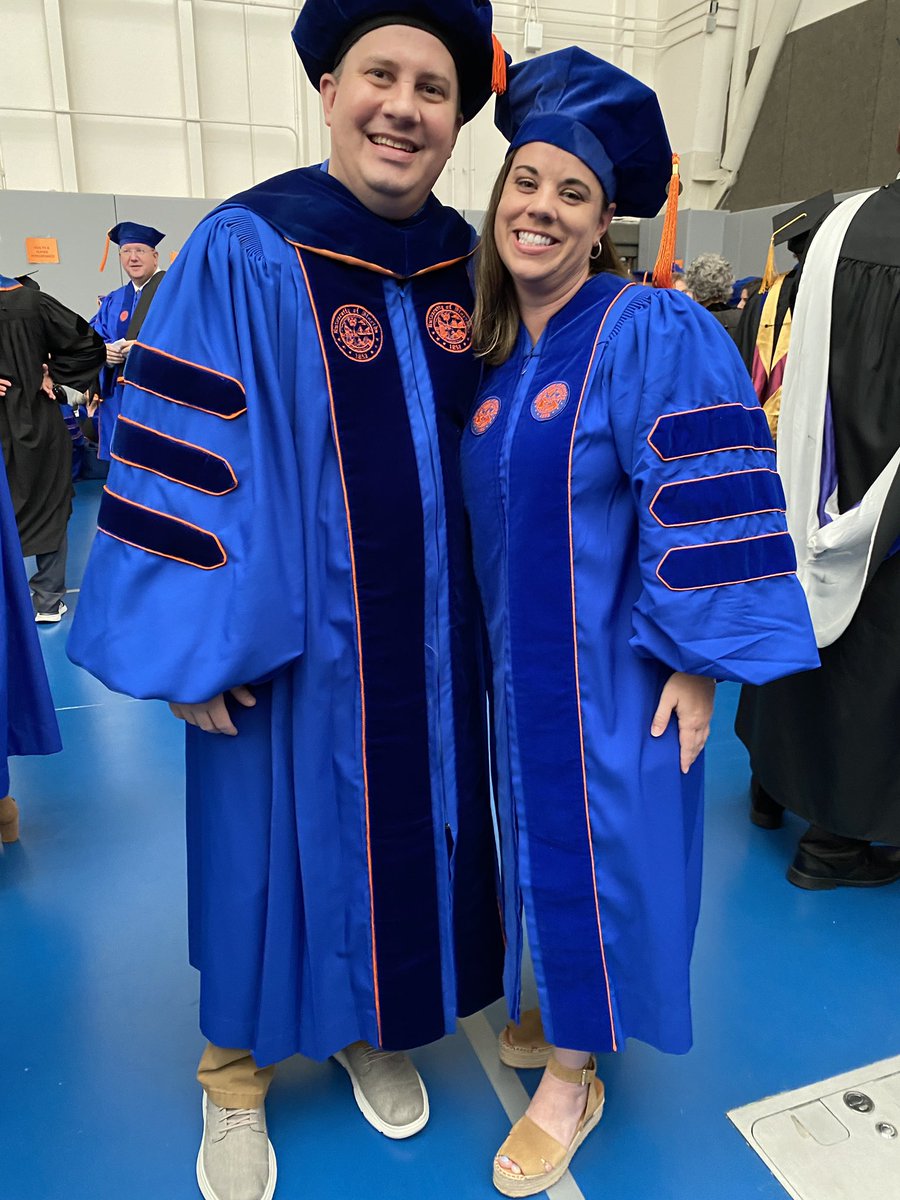 DrCliffH's tweet photo. Congrats to Dr. @InmanJess  on her #UFGrad today from the @UF_COE @UF_HEA program. #ProudAdvisor #TeamHufflepuff #SAdoc https://t.co/uyBP9JPxcU