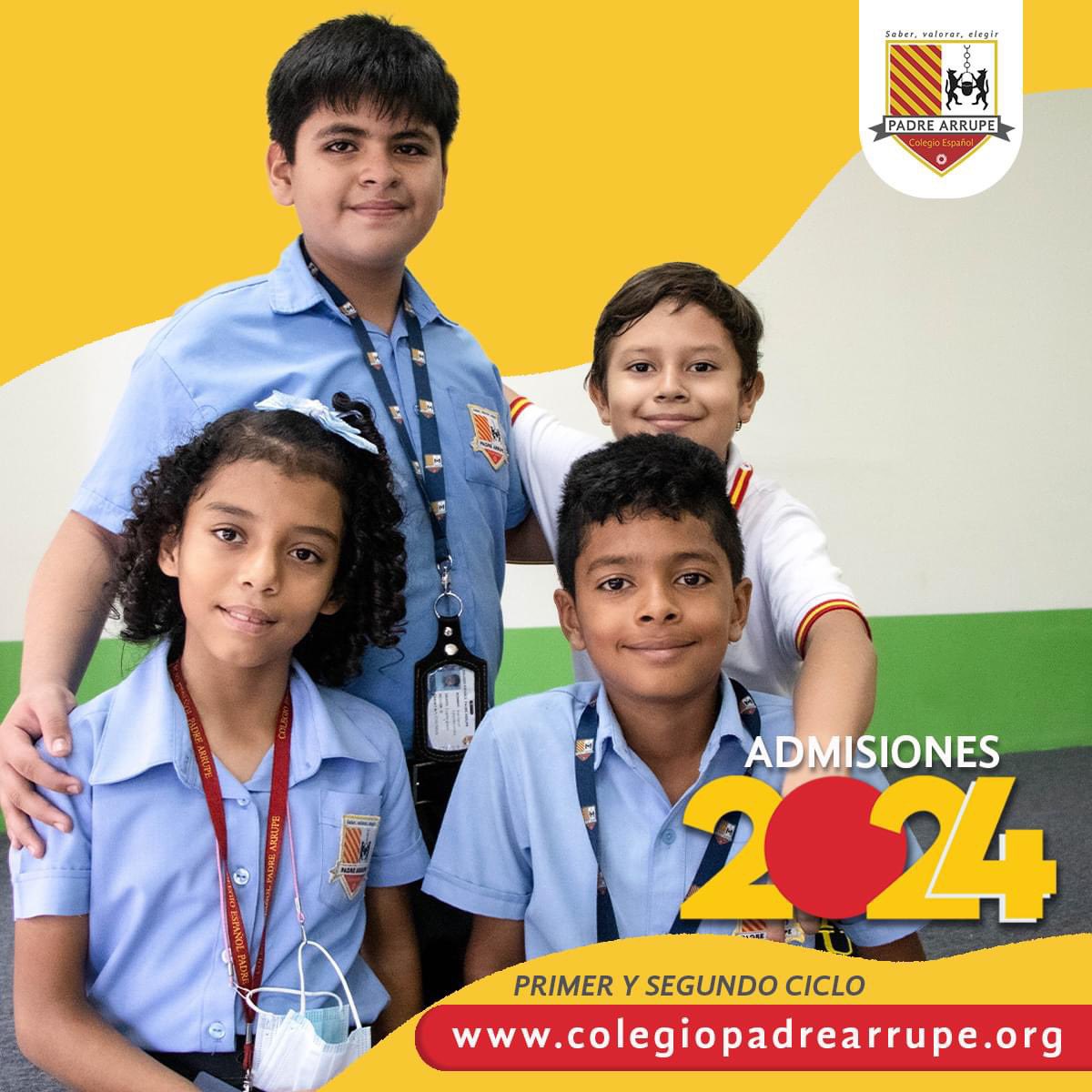 IrisVirginia11's tweet photo. 📣 ¡LOS CUPOS PARA EL AÑO 2024 SE ESTÁN AGOTANDO! 
No dejes pasar la oportunidad de darles a tus hijas e hijos una educación de alta calidad integral. 👩‍🏫👨‍🏫 
👉 Ingresa a https://t.co/zDWYLYQ8sQ descarga el prospecto y llena tu requisición para iniciar tu proceso de admisión 2024. https://t.co/bDk7DedBc3