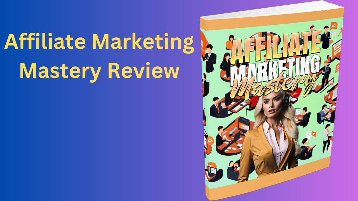 thereviewrider's tweet photo. Affiliate Marketing Mastery Review 
Welcome to my Affiliate Marketing Mastery post. The key to affiliate marketing success is to focus on what works. The mechanics of affiliate marketing have  
#AffiliateMarketingMastery #AffiliateMarketingMasteryReview
https://t.co/e0BqmhstgV https://t.co/8VfjmyTujP