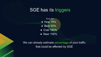 Google seems to be doubling down on SGE with 81% of queries we analyzed having SGE enabled 🤯🤯 find more cold data here onely.com/blog/all-the-u… #SGE