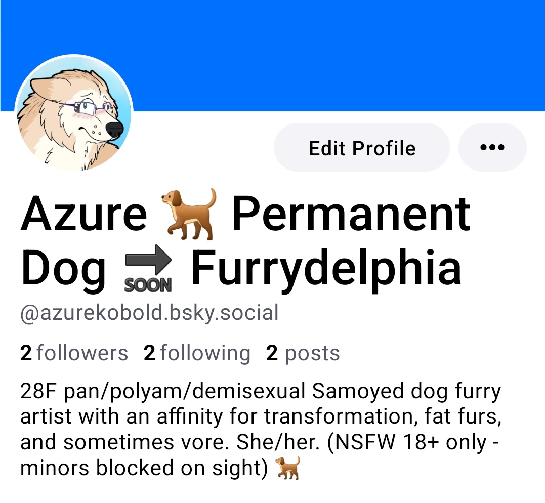 Hey y'all, just got set up on 🟦☁️! I'll be starting to post there (while continuing to post here, too), so feel free to throw me a follow if you like! 🐕