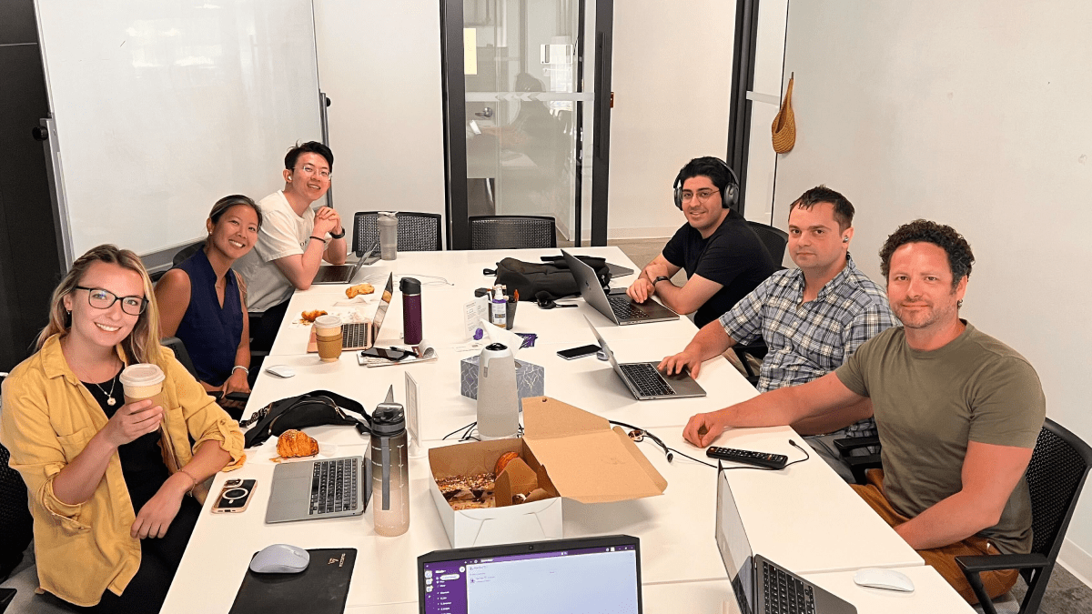 aimsioinc's tweet photo. Reunion time! 🎉 Yesterday, our Vancouver, Calgary, and Toronto teams powered up for an incredible day of collaboration. Here's a snapshot of our fantastic Calgary crew, gathered at the vibrant Platform space. #Teamwork #InPersonMeetup #AimsioCalgary #PlatformCalgary🌟👏 https://t.co/6S8RnsZLIg