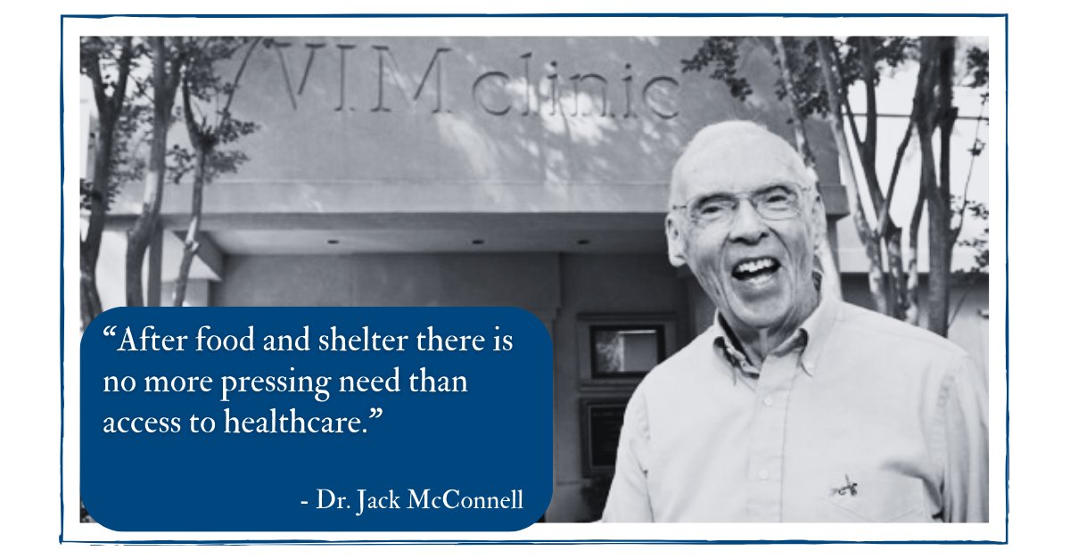 Words from VIM HHI founder Dr. Jack McConnell ring true today as celebrate #VIMclinic on its 30th anniversary.

#vim  #vimhhi  #volunteersinmedicine
#vim30years
#hiltonhead #daufuskie