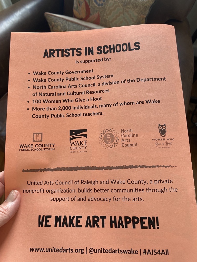 #ArtistsinSchools EXPO SNEAK PEEK! Our Director of Arts Ed is busy making her lists &amp; checking them twice to make sure this year's expo is fun &amp; full of opportunities for artists &amp; Wake Co. schools! Join us tomorrow: Wakefield High 9am-4pm! #AIS4All <a href="/WCPSS/">Wake County Public School System</a> ow.ly/8Lcp50PxL1z