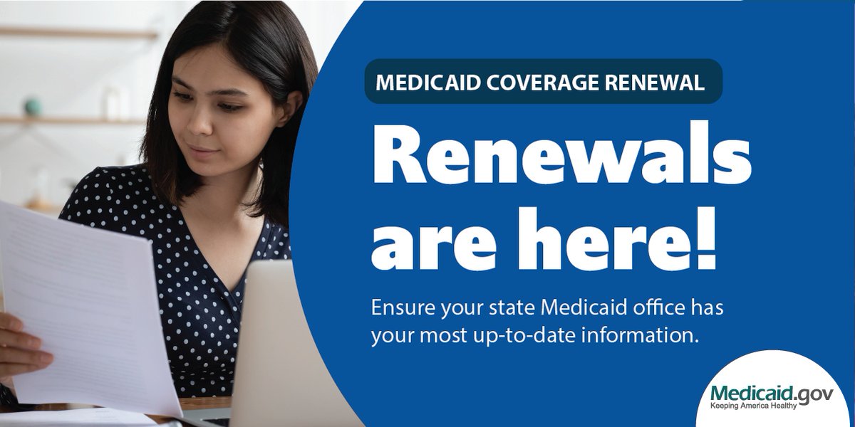 Don’t risk a gap in your medicaid coverage. Get ready to renew now by checking your mail for a letter and making sure your contact information is up-to-date. #MedicaidCoverage Learn more at Medicaid.gov/renewals