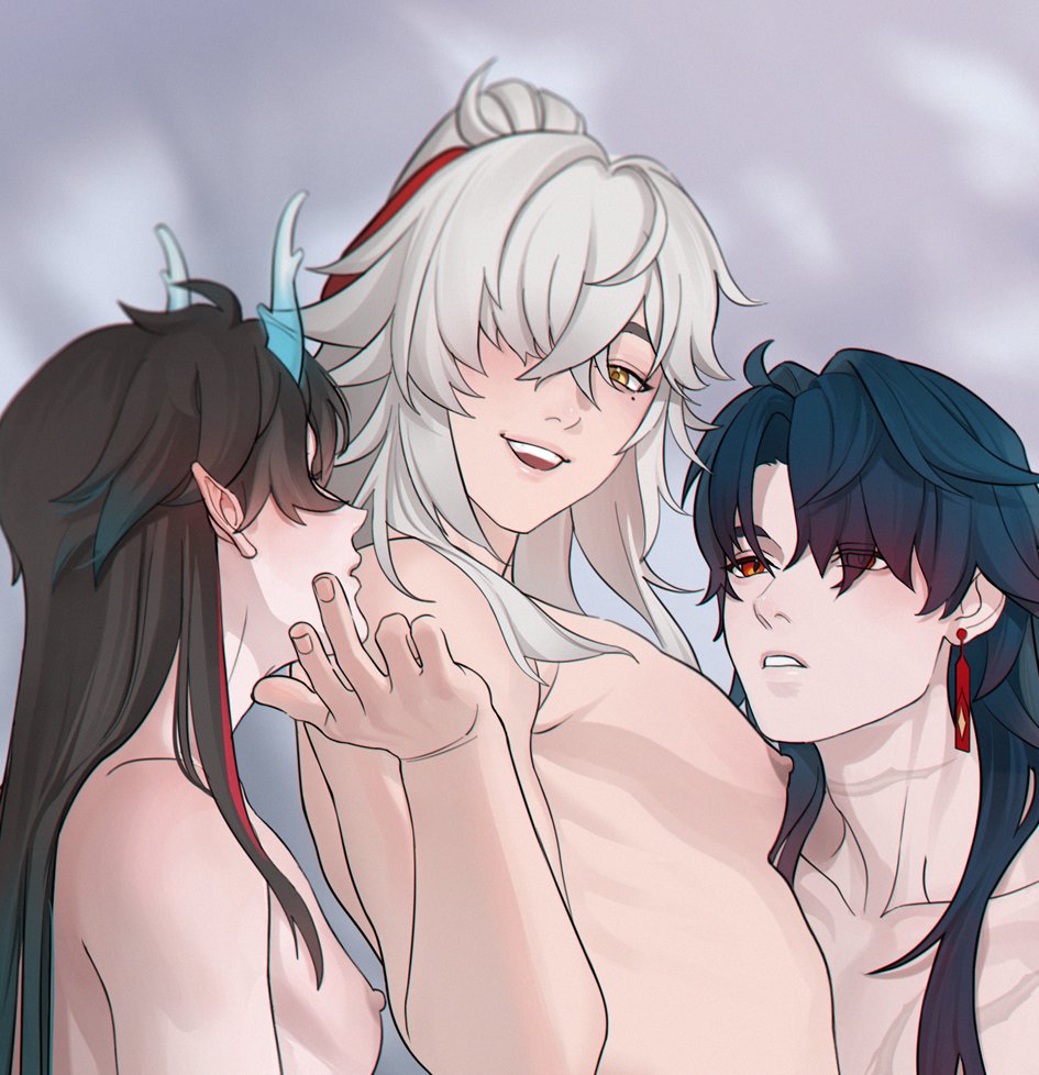 🔞nsfw Blade/Jing Yuan\Dan Feng for my patreon (´w｀*) how do I even tag them