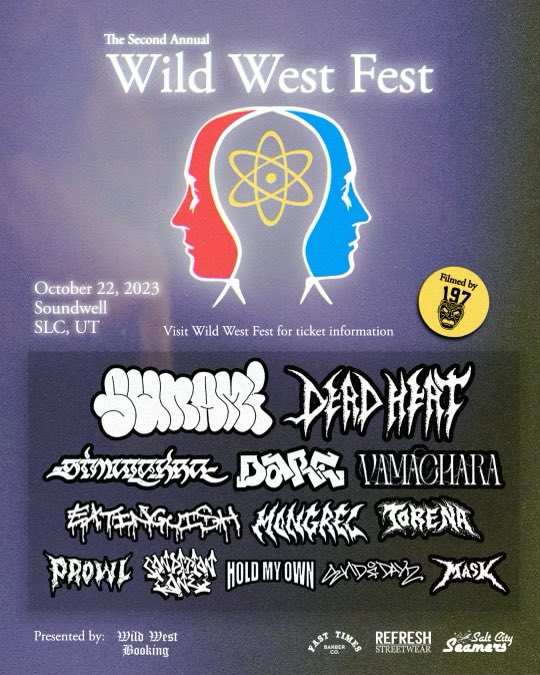 wwfslc's tweet image. PRESHOW ANNOUNCEMENT. BOTH TICKETS LIVE NOW! linktr.ee/wildwestbooking