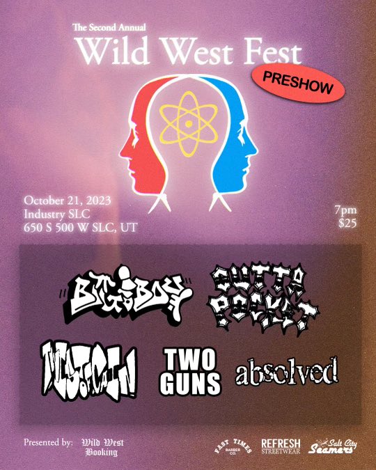 wwfslc's tweet image. PRESHOW ANNOUNCEMENT. BOTH TICKETS LIVE NOW! linktr.ee/wildwestbooking