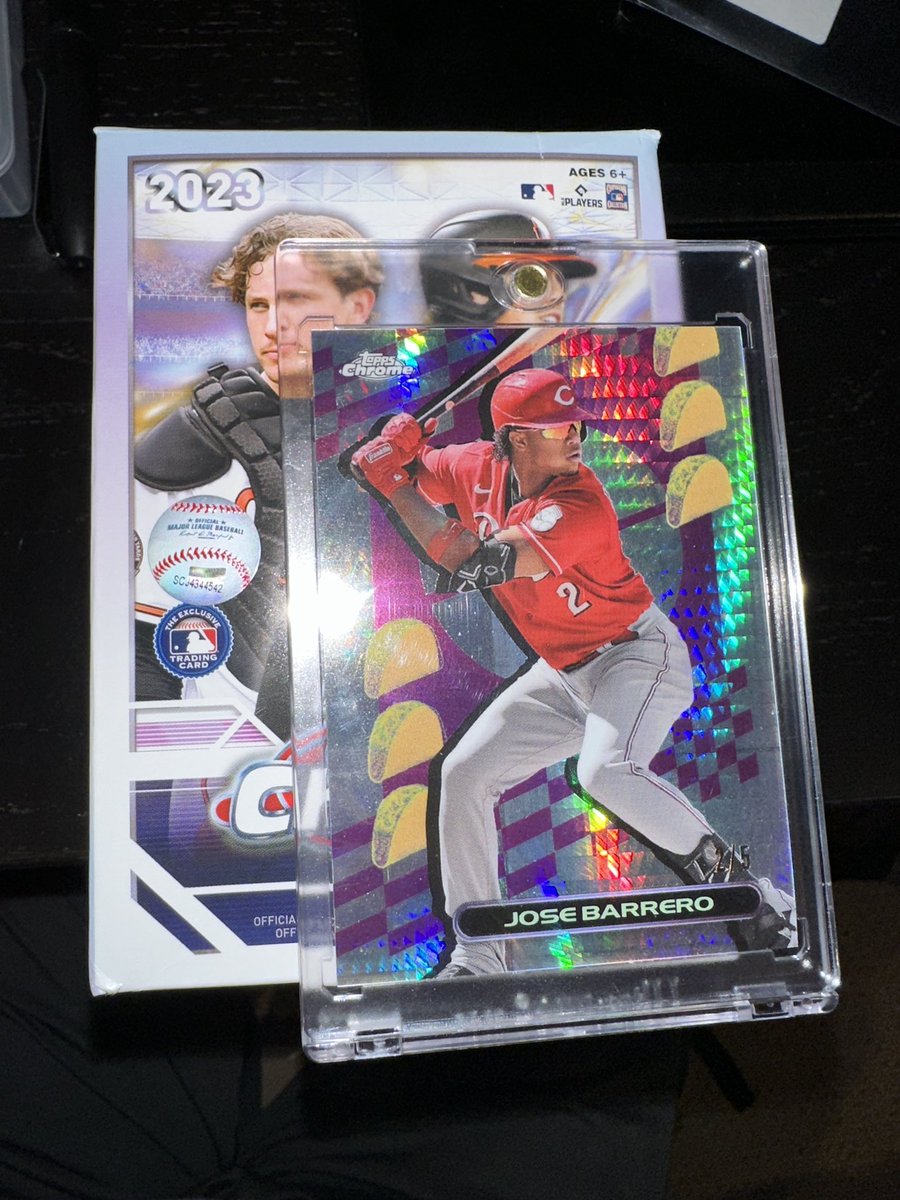 SiderDrip's tweet photo. Pulled from 2023 Topps Chrome VALUE Box.
Jose Barrero 2/5 ๐ฅ
๐ฎ๐ฎ๐ฎ๐ฎ๐ฎ๐ฎ๐ฎ
(1 : 8000 packs pullrate)
@Topps @CardPurchaser #Tacotime #tacofractor https://t.co/o8C7New3qM