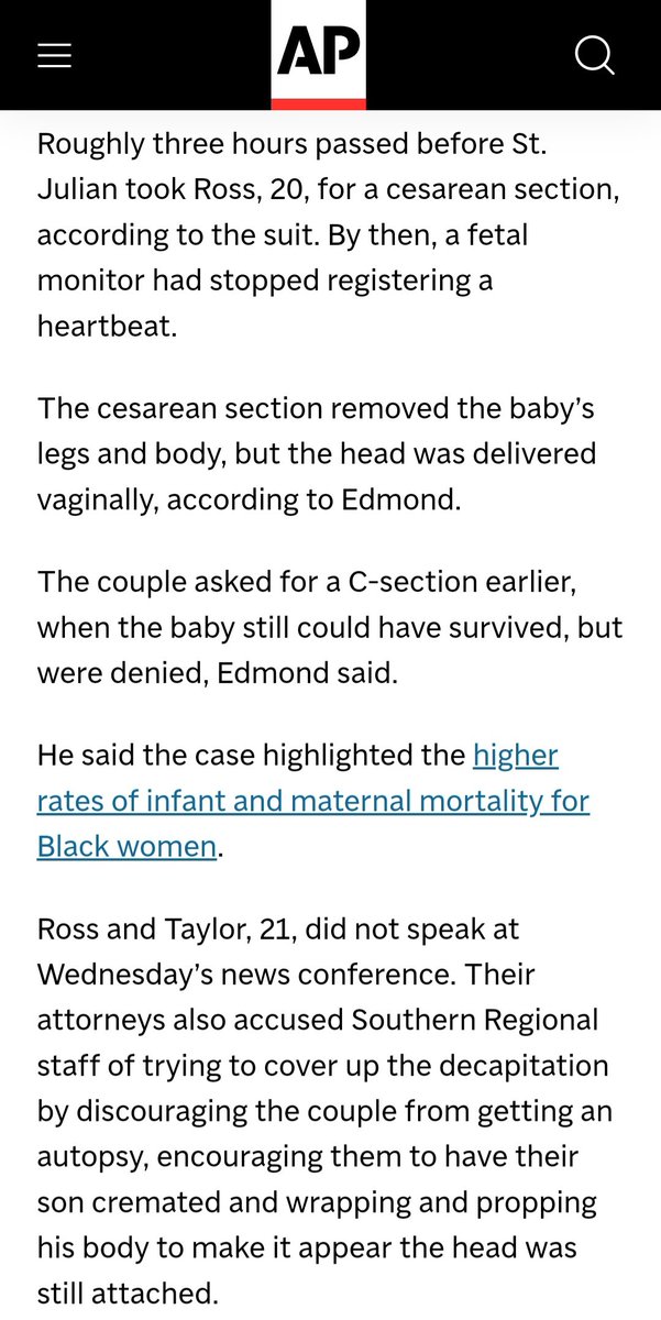 inactivewatcher's tweet photo. @s99_ron @notcapnamerica The details are horrific and there must have been so many people involved. The OB, nurses, anesthesiologist. https://t.co/7hPcHQ0KUh