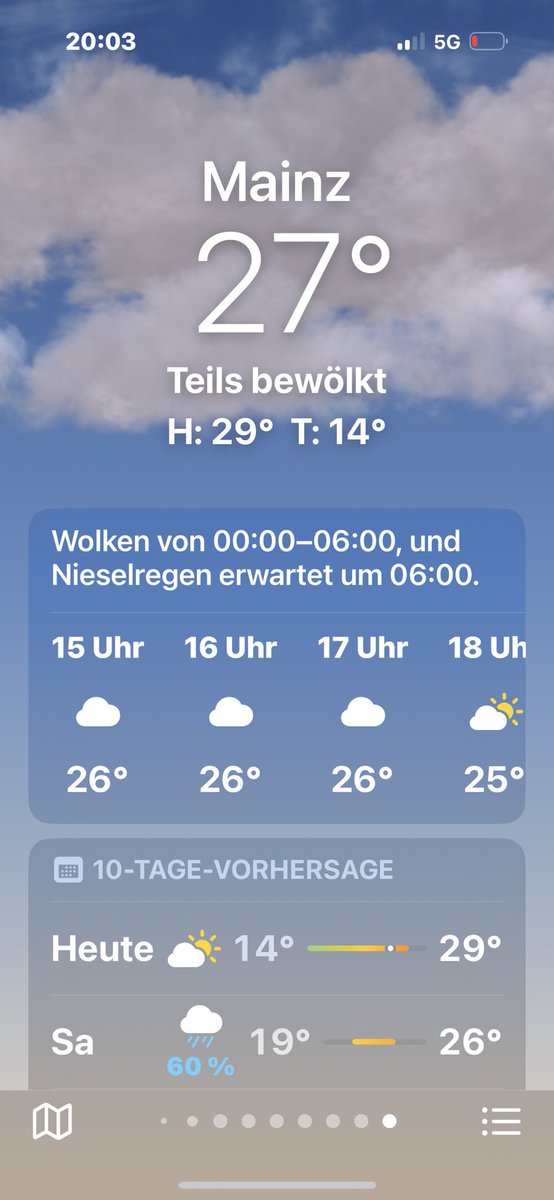 BYNF2017's tweet photo. @alix464 Bei mir regnet es nicht - wir nehmen meine Wettervorhersage 🤓😎 https://t.co/b39GBXeZaz
