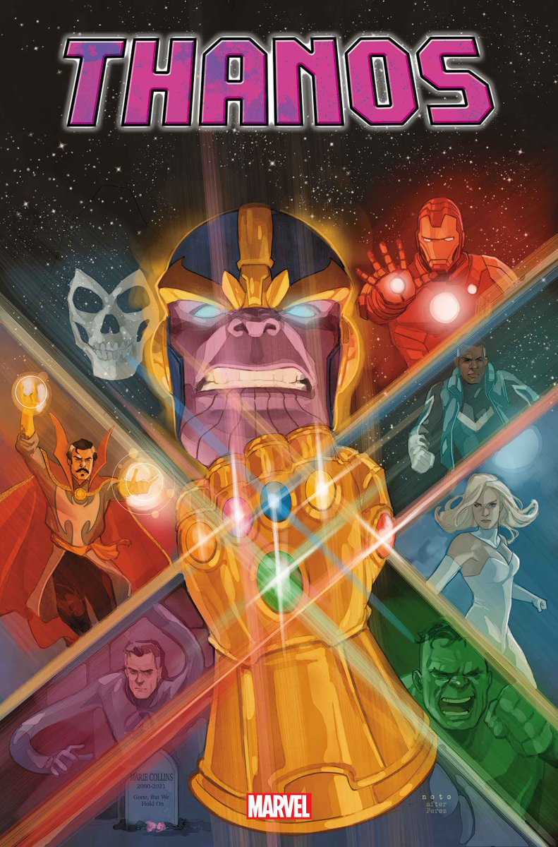 Marvel's tweet photo. Thanos vs. the Illuminati! The Mad Titan descends upon Earth to retrieve something he has lost. And the Illuminati must band together to stop him, because they’re the ones who hid it from him!

Read more about this November's Thanos epic: https://t.co/9hPoLkDzwt https://t.co/XiFN9K86LL