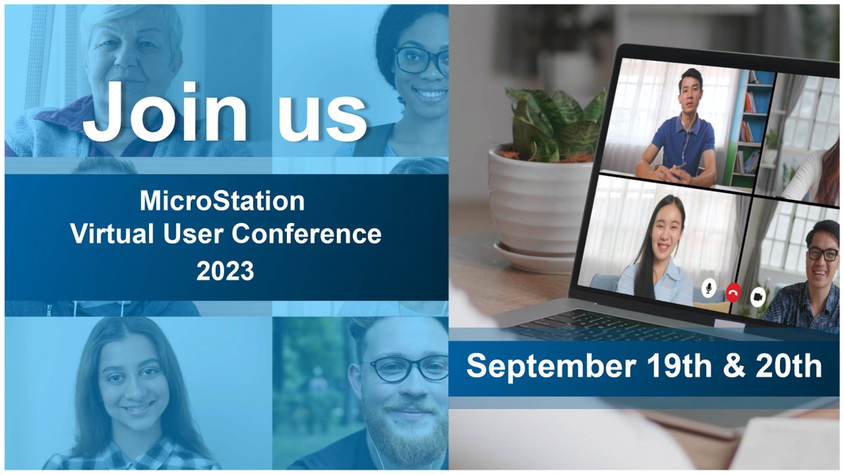 BentleySystems's tweet image. Join us for the free #MicroStation Virtual User Conference on September 19-20. Gain access to informative presentations from industry leaders &amp;amp; product experts. Unable to join live? Register for on-demand access: bit.ly/43Ztcv7