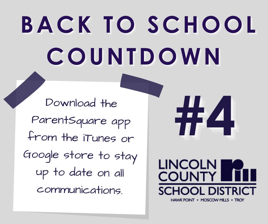 Linc_R3's tweet photo. LCR3 Schools uses @ParentSquare to communicate with families & StudentSquare for students in grades 6-12. Download the app today to stay up-to-date on all school-to-home communications!
Find out more about this platform at https://t.co/krfppSbUjc.
#proud2br3 #R3Ready https://t.co/2wo9ILEwWo