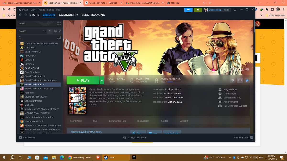 ElectrooKing's tweet photo. @RockstarSupport  I don't know what just happend. i didn't plated for a month i guess. but when i tried to play it saying this. please help. i had played more than 900 hours. and suddenly it showing this. please check the screenshots for details. please help https://t.co/cwdbCnyIXo