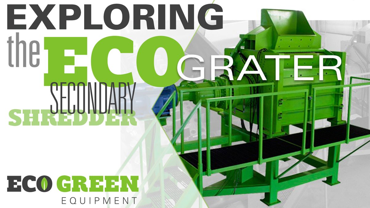 ECOGreenEquip's tweet photo. Read more about the durable ECO Green Grater and the secondary shredder, and learn how they help keep maintenance costs down and productivity high.

https://t.co/MgvI48Vb1D

#recycling, #recycle, #tirerecycle, #tyrerecycle, #rubberrecycling, #sustainability, #zerowaste, #reuse https://t.co/5foZ4xXfx6