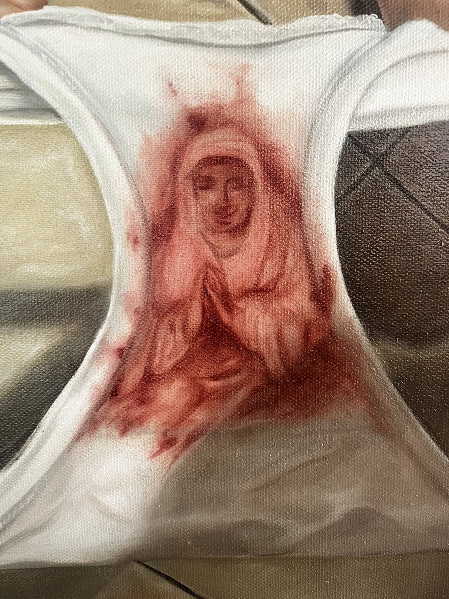 “Hail Mary” oil painting