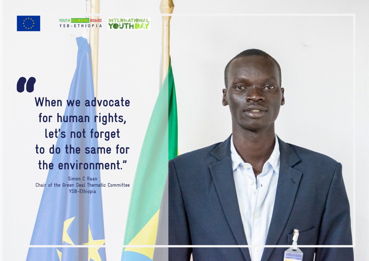 SchoolGospel's tweet photo. "When we advocate for human rights, let's not forget to do the same for the environment."
Happy international youth day. https://t.co/SD765bdhOY
