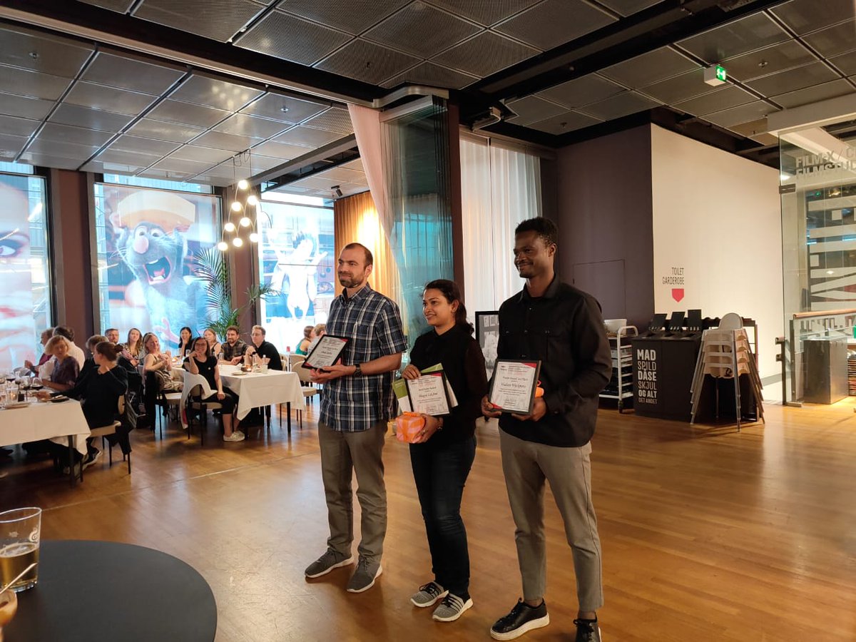 MannaLab1's tweet photo. Kudos👏 to @BhagyaLakshmiR8 for clinching the Best Poster prize 🥇 at the @EMBOphosphatases23 workshop in Copenhagen, Denmark. #mannalab #IISERTVM https://t.co/mLkC1tsgWx